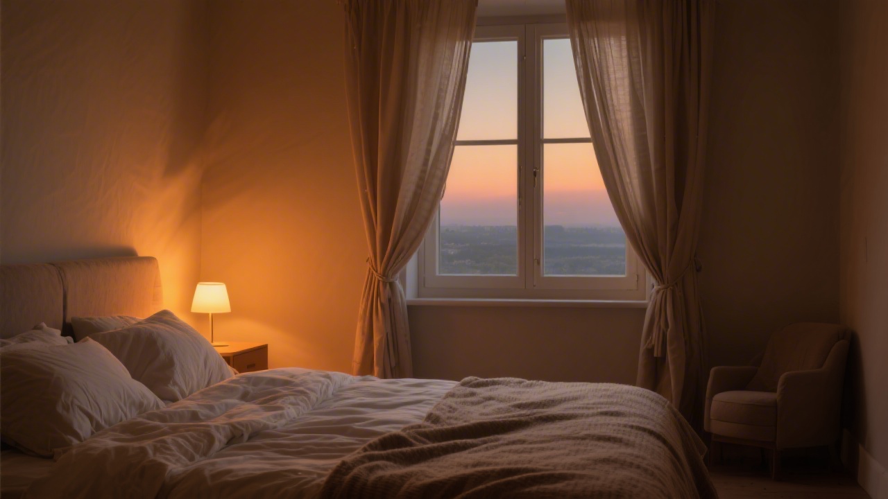 Calm bedroom environment for BPD emotional regulation and sleep