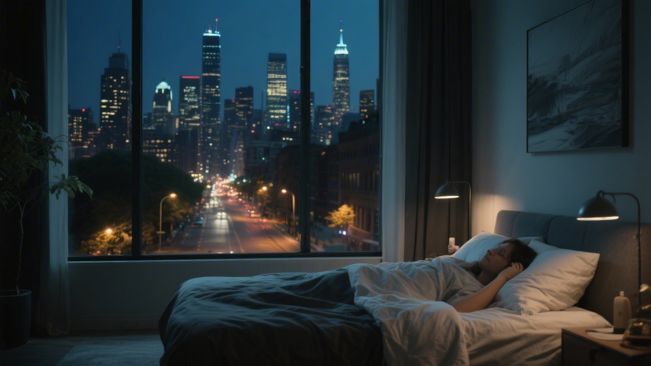 City living sleep challenges in urban bedroom