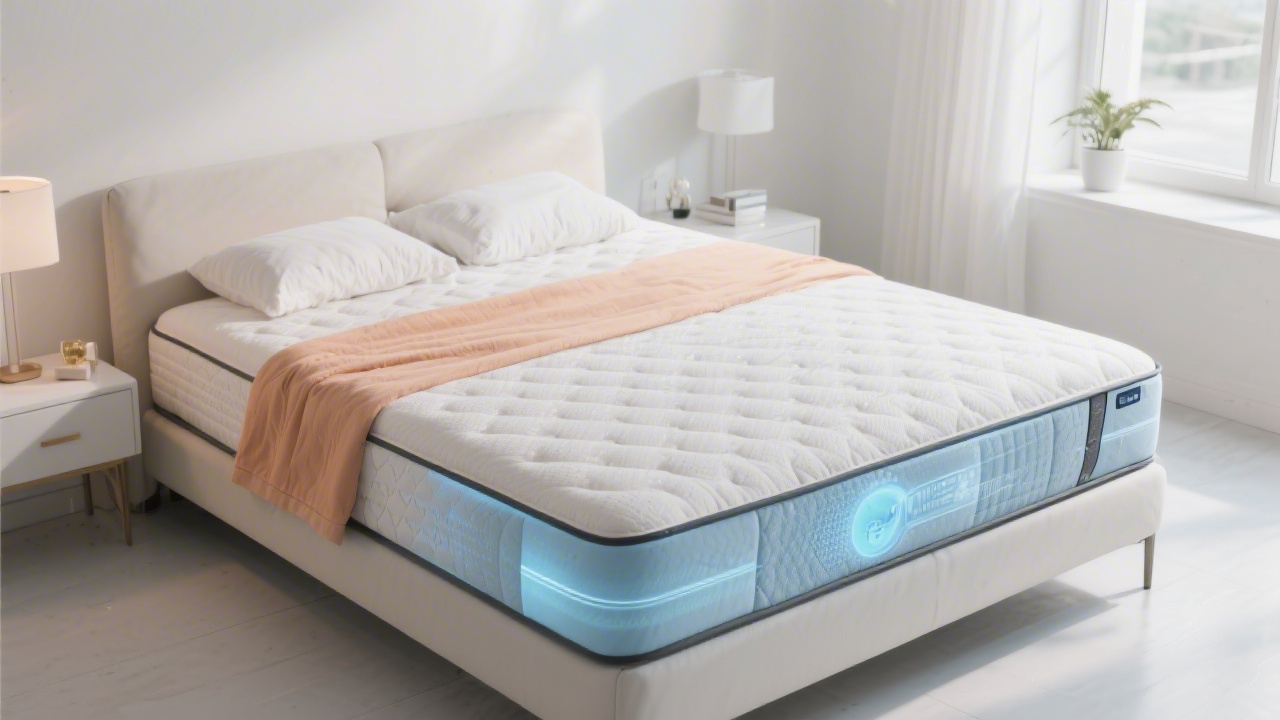 Dual-zone cooling mattress for couples with different temperature preferences