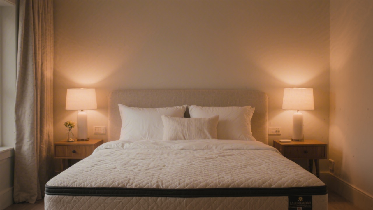 Couples sleep guide 2026 showing a king-size bedroom setup for shared sleep