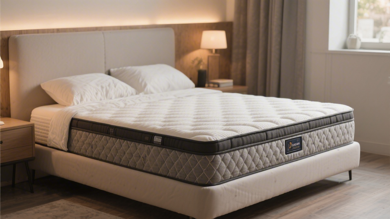 High-support mattress designed for heavier couples with reinforced edges