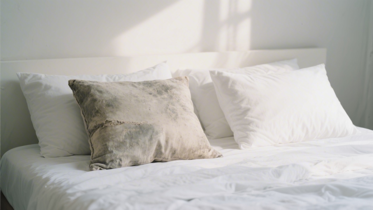 When to replace your pillow — old vs new comparison