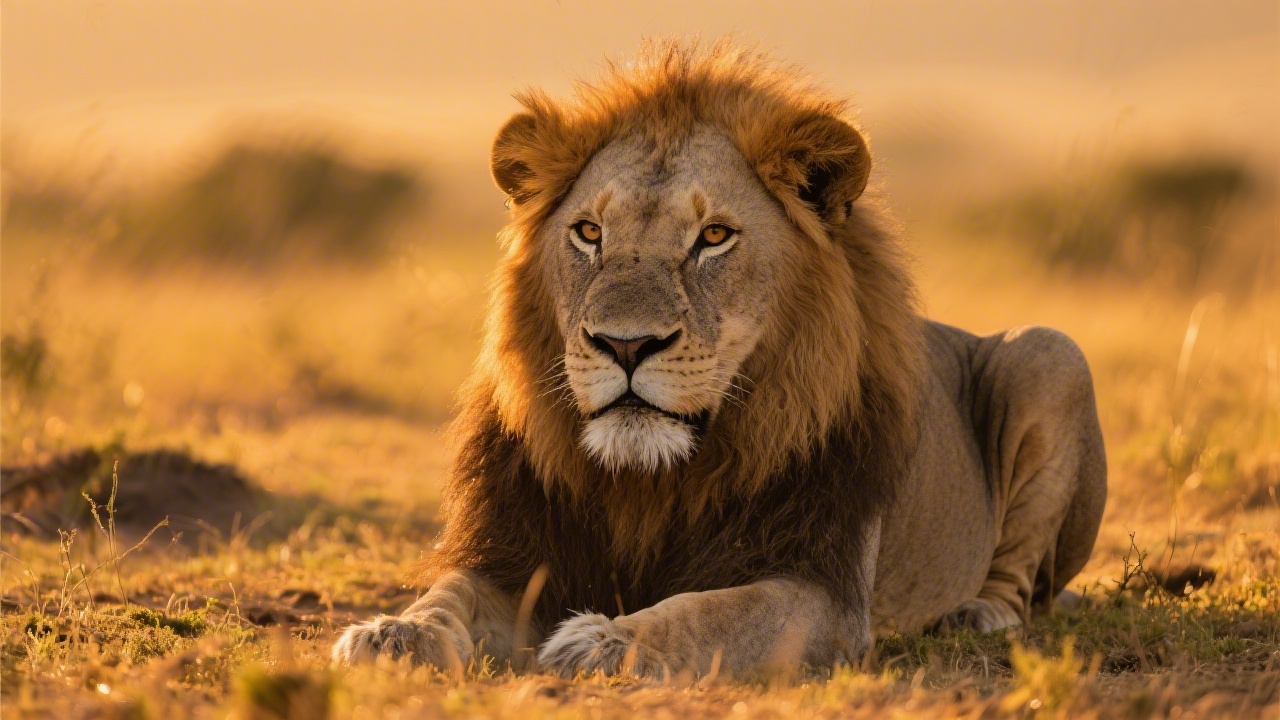 Lion resting in wild — animal sleep and insomnia research