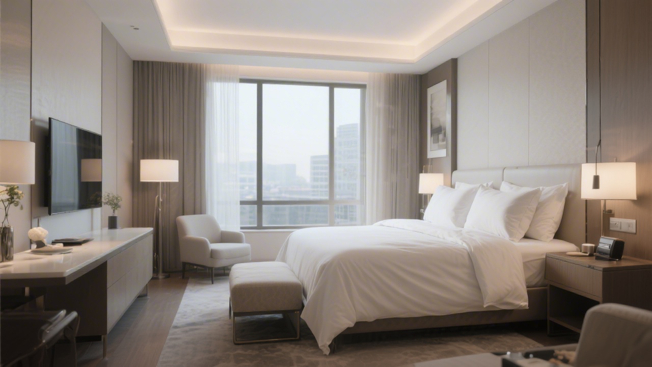 JW Marriott luxury hotel bedroom mattress and bedding