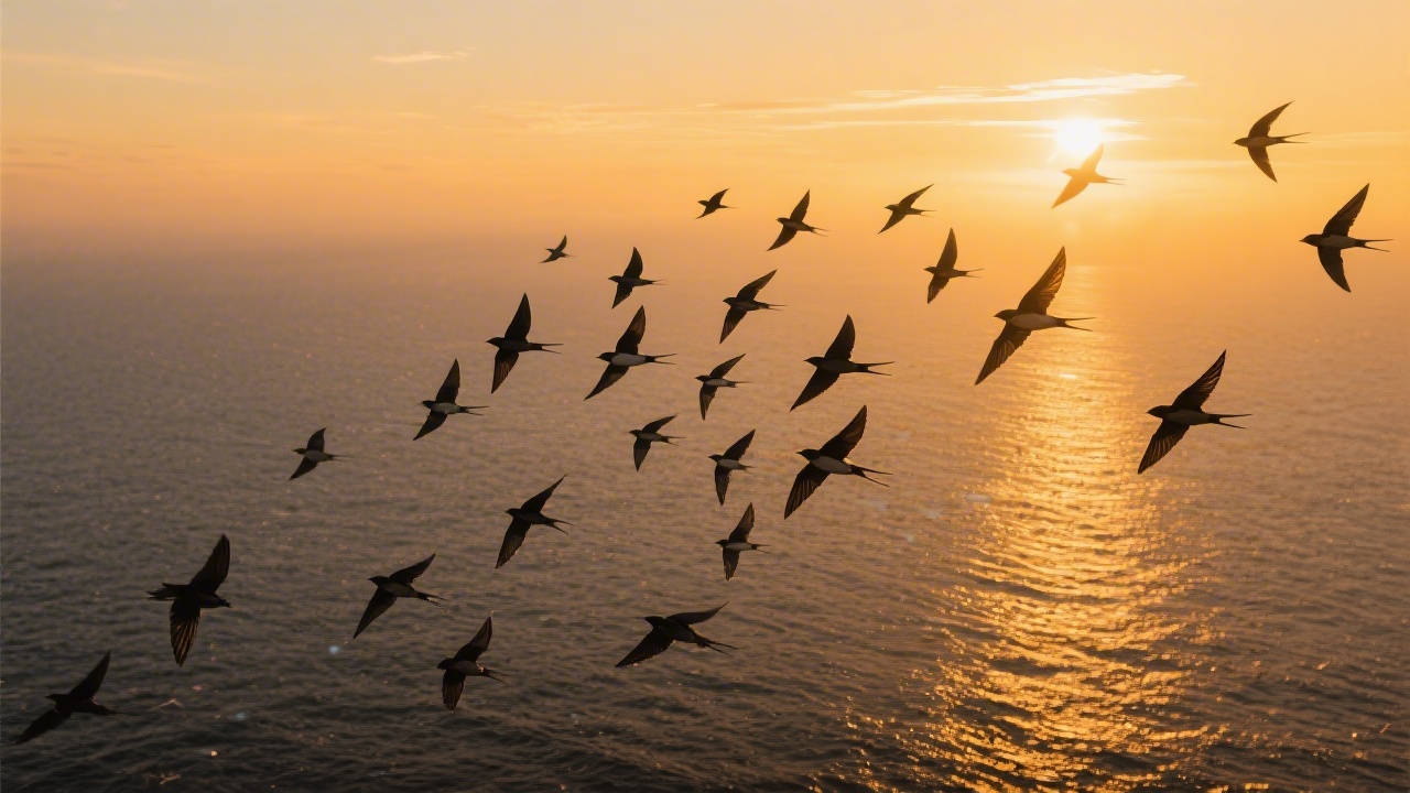 Alpine swifts soaring — migratory bird sleep science