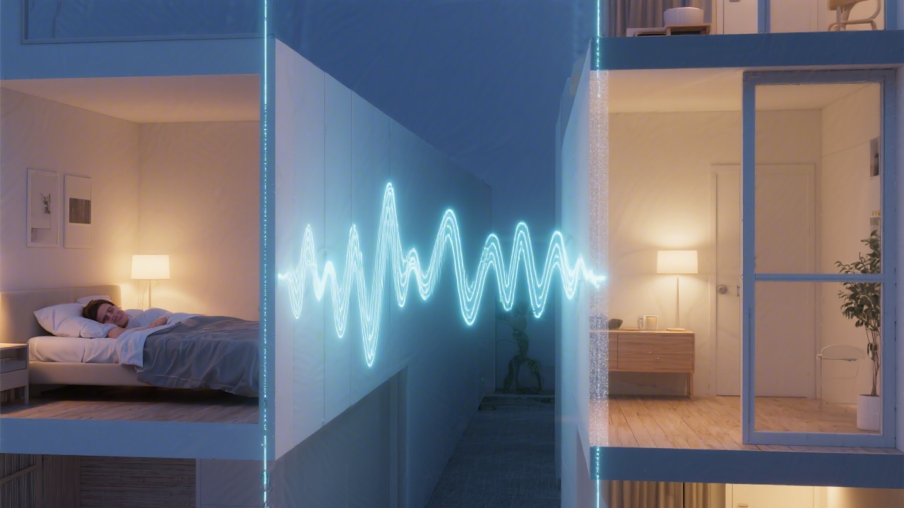 Neighbor noise disrupting sleep in apartment buildings