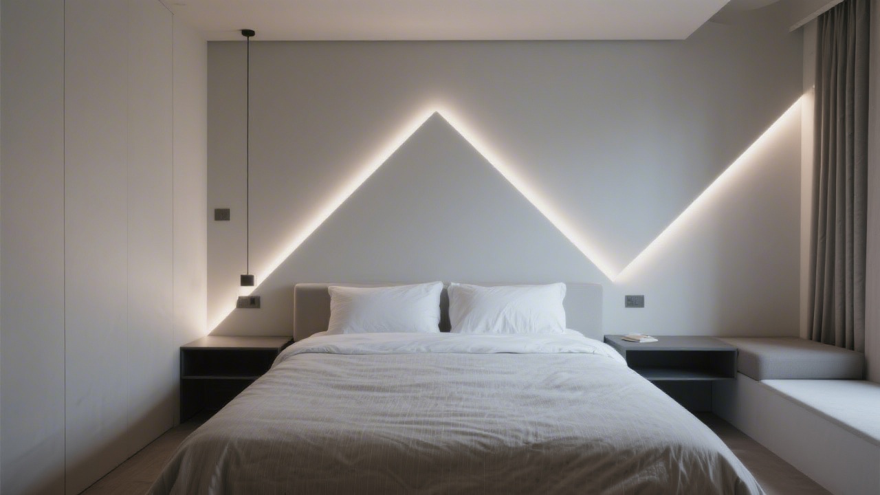 Perfectly ordered bedroom representing perfectionism and sleep anxiety