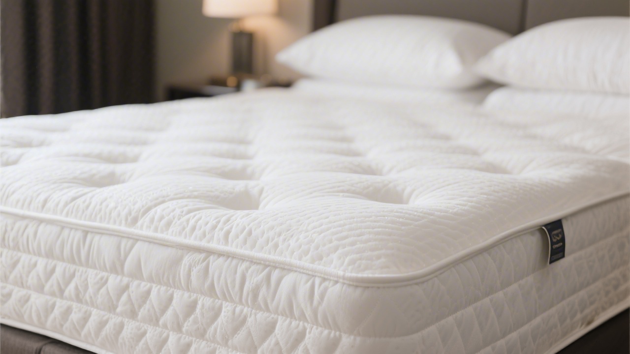Pillow top mattress with thick comfort layer in a premium bedroom setting