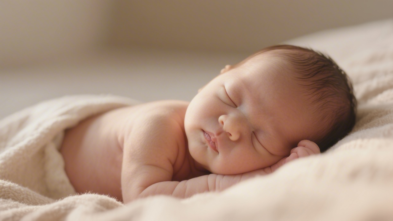 Newborn baby sleeping — infant REM sleep biology