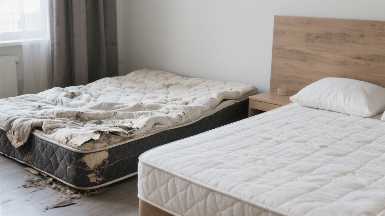 When to replace a mattress — sagging old mattress and signs of wear