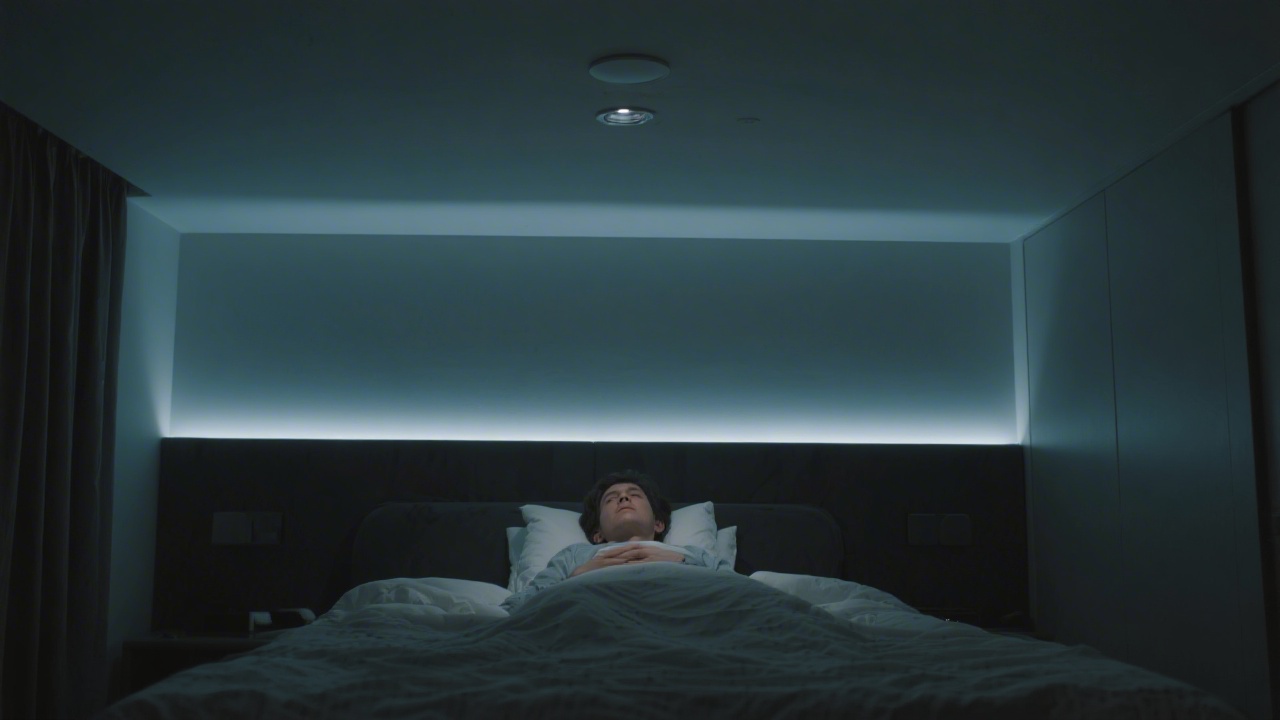 Person awake at night wondering why they cannot sleep