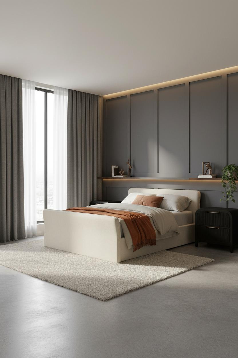 Modern Studio Apartment Minimal Bedroom Design