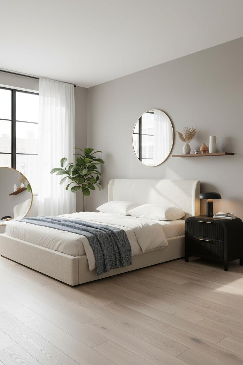 Modern Studio Apartment Scandi Windows