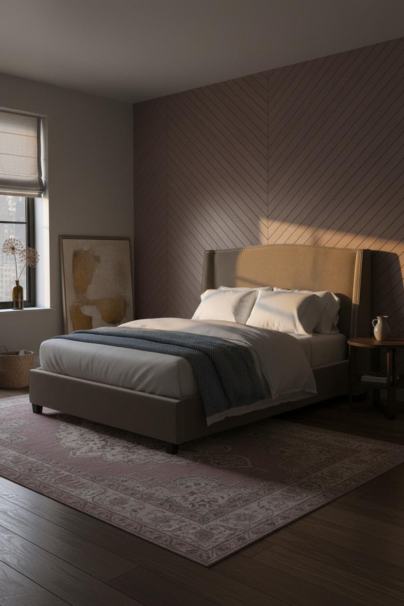 Moody Guest Bedroom Small Dark Design