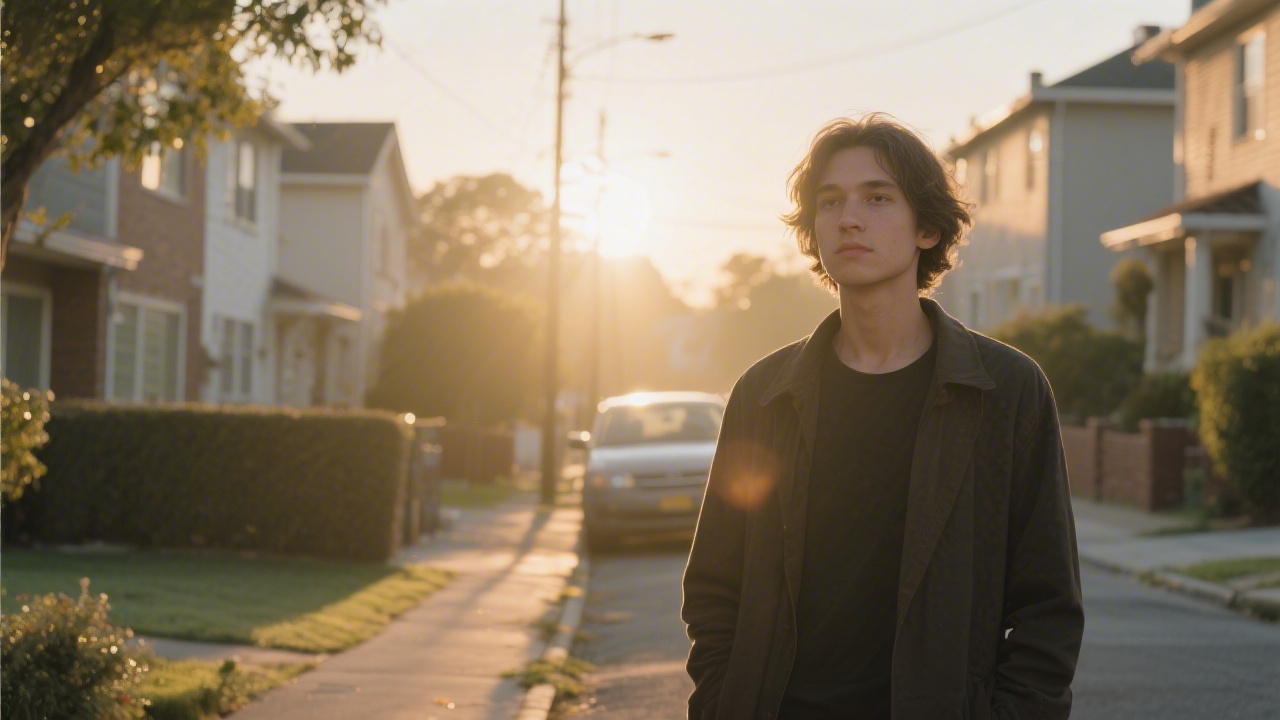 Person getting morning sunlight exposure outdoors to reset circadian clock