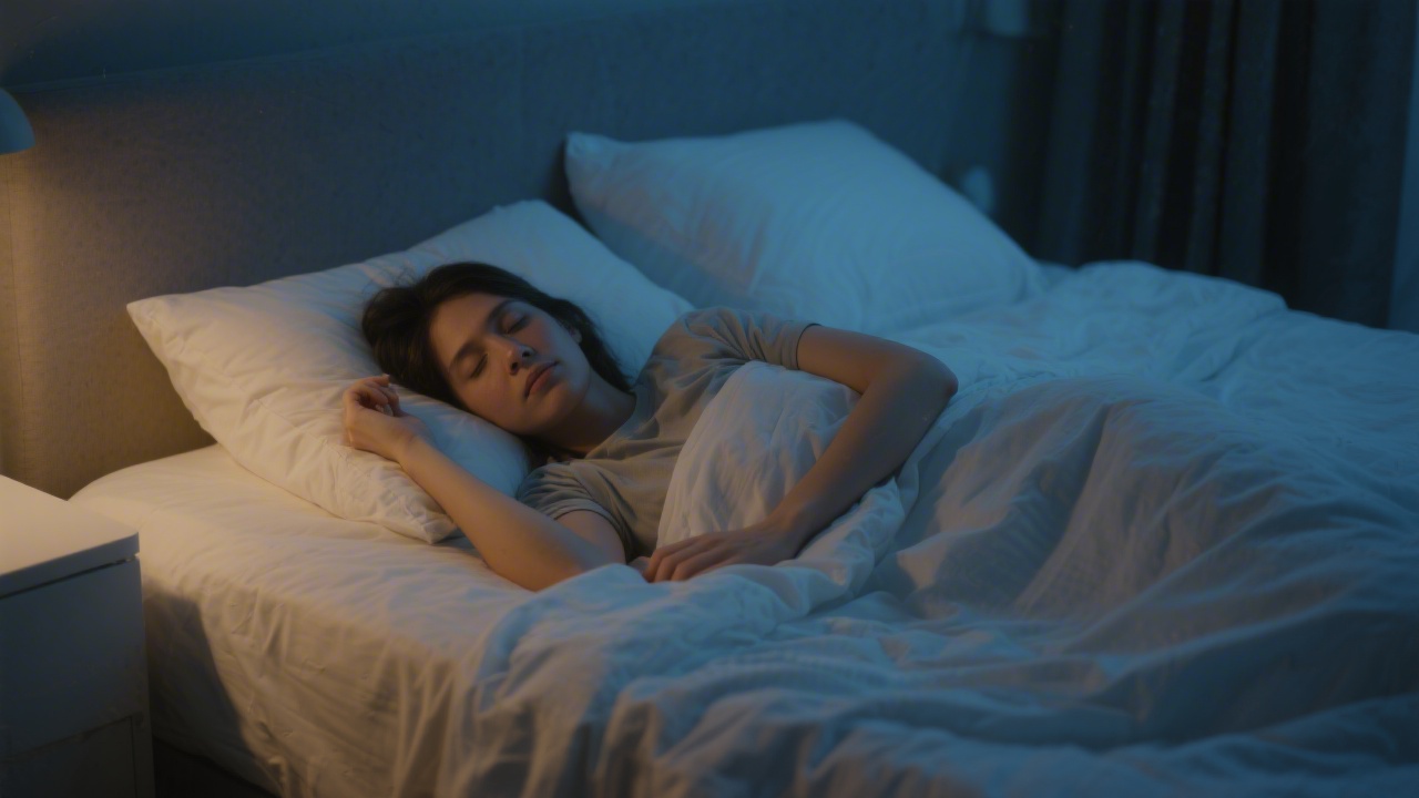 Progressive muscle relaxation before bed protocol in a comfortable bedroom