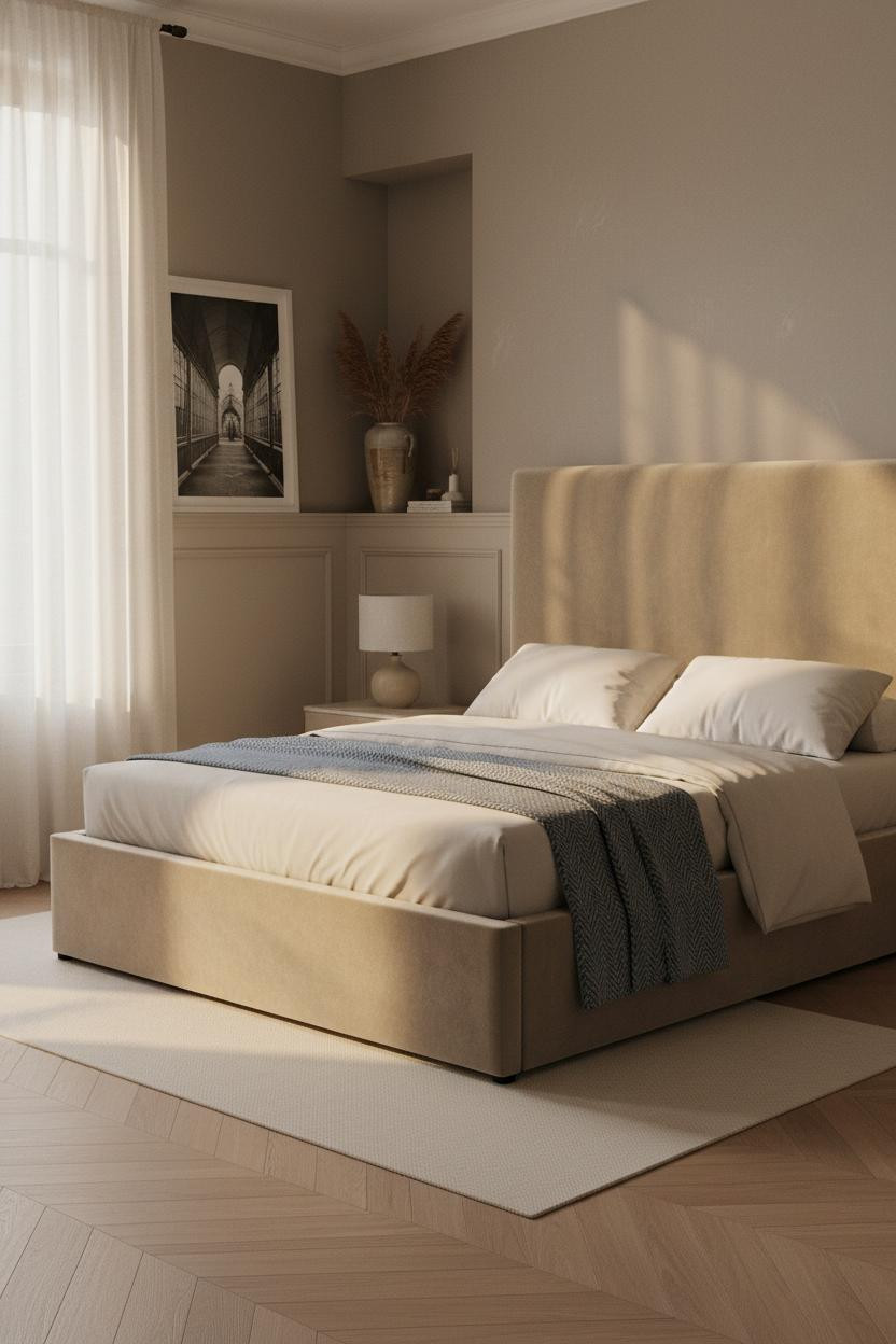 New Classic Bedroom Parisian Wainscoting