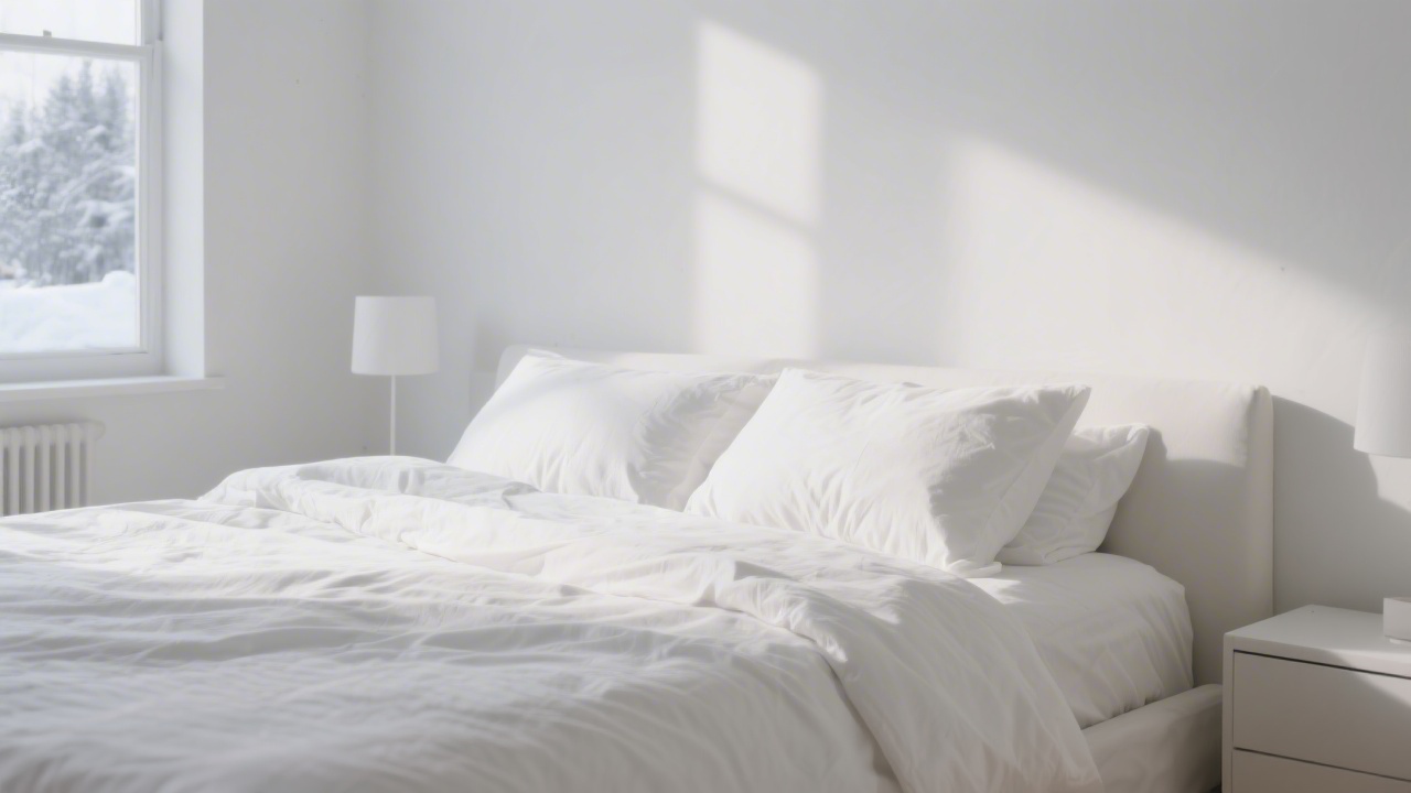 Fresh bedroom setup representing January new year mattress deals