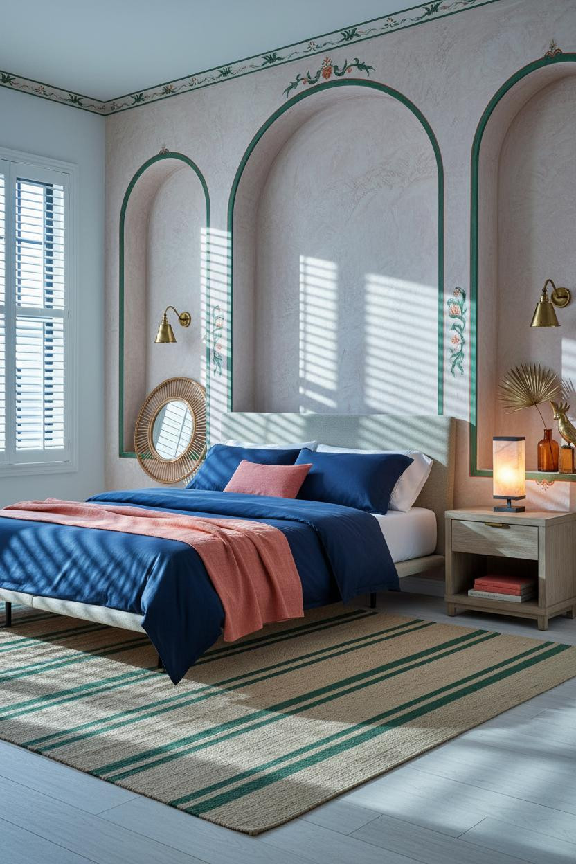 Palm Beach Bedroom Chinoiserie Coastal