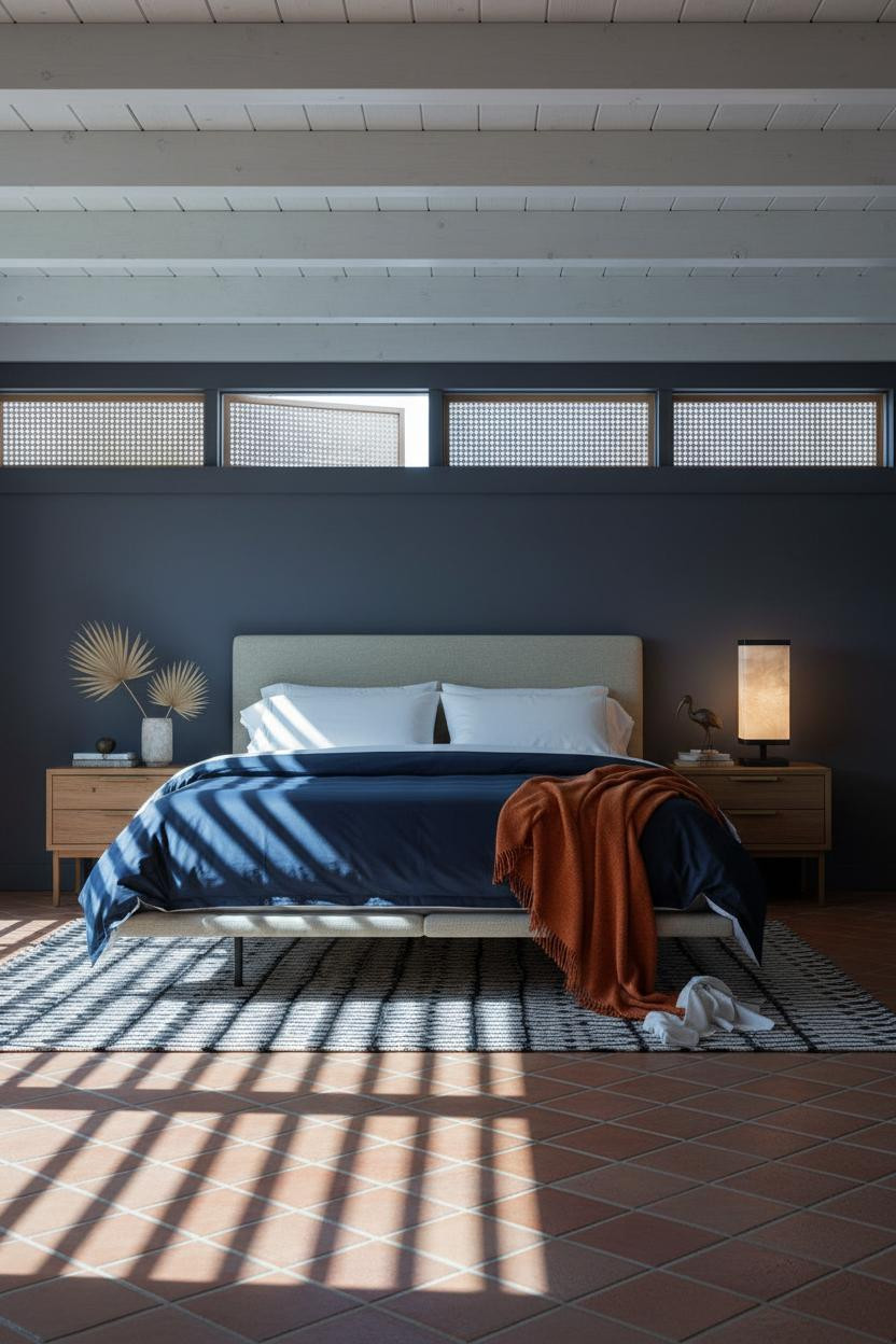Palm Beach Bedroom Midcentury Coastal Design