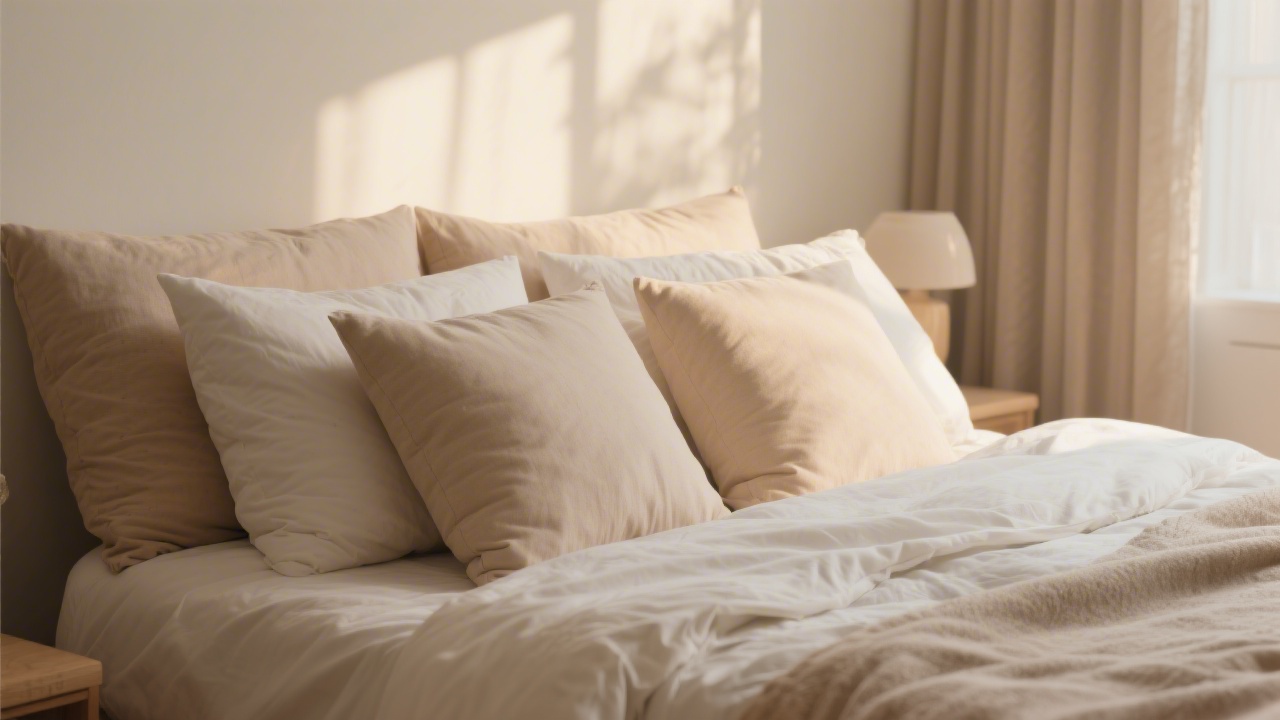 Pillow support setup for comfortable pregnancy sleep positions