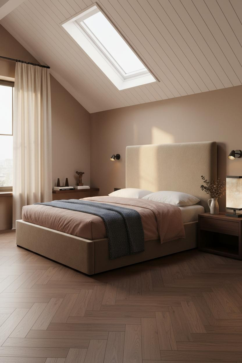 Primary Bedroom Attic Skylight Ideas