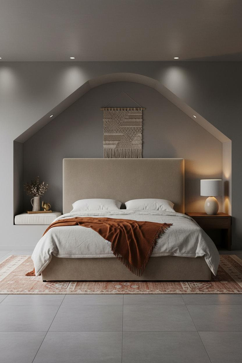 Primary Bedroom Attic Window Seat