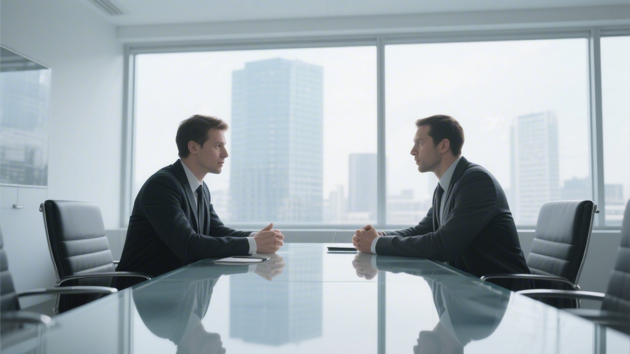 Professional negotiation meeting requiring optimal cognitive performance