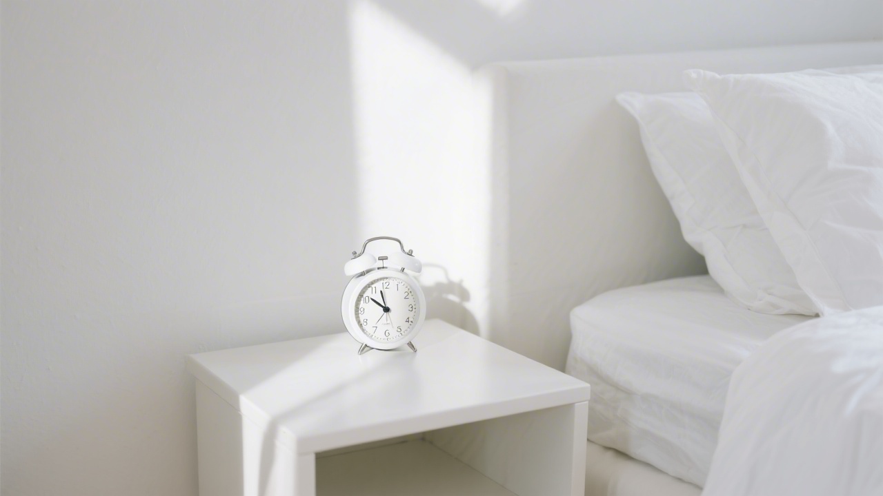 Sleep-wake consistency — same wake time every day for better sleep