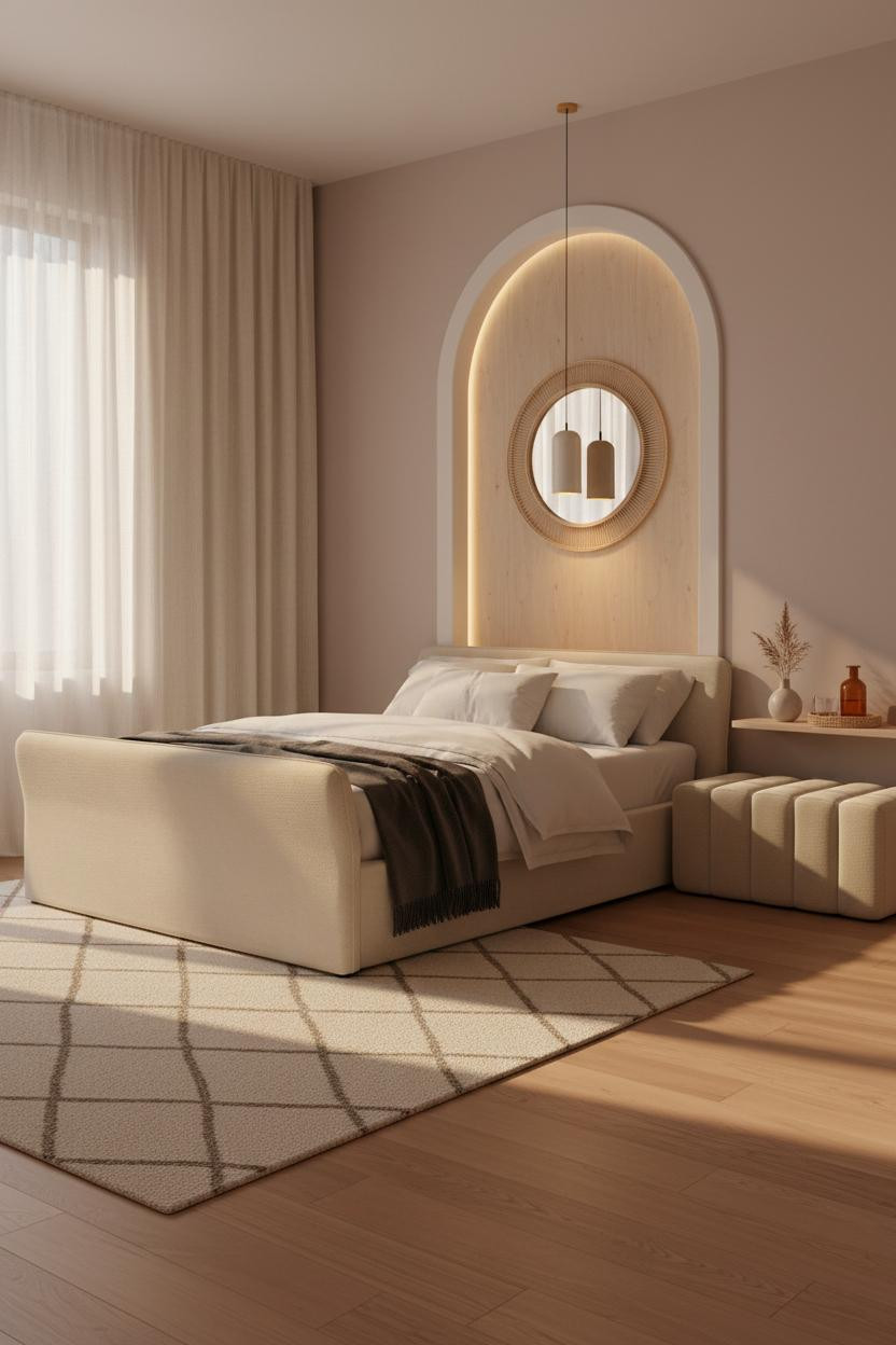 Small Guest Room Day Bed Niche Design