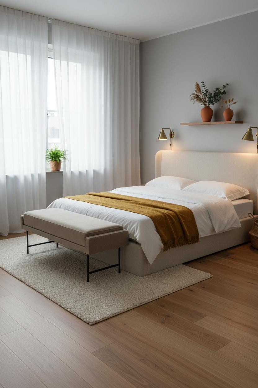 Studio Apartment Design Scandi Modern 400 Sq Ft