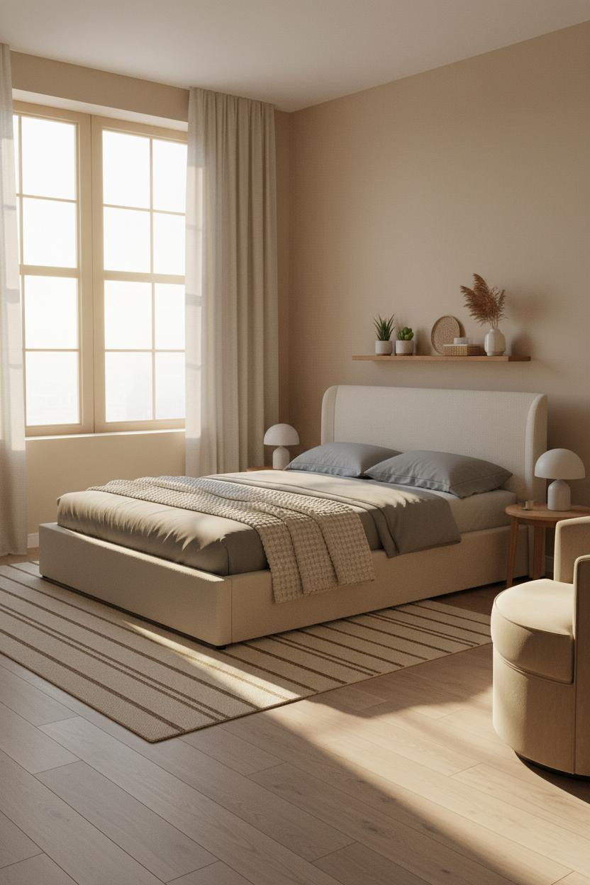 Studio Apartment Japandi Design Small