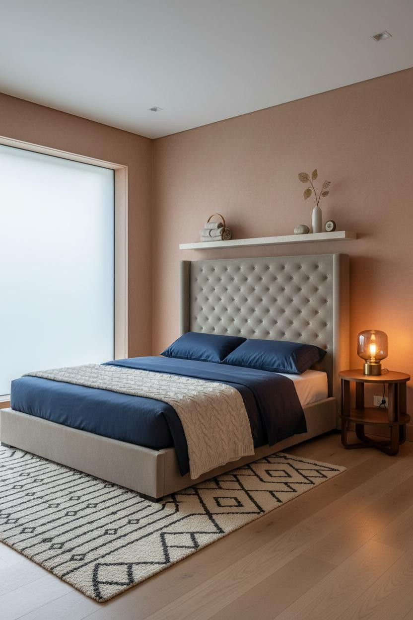 Tiny Guest Bedroom Coastal Modern Small