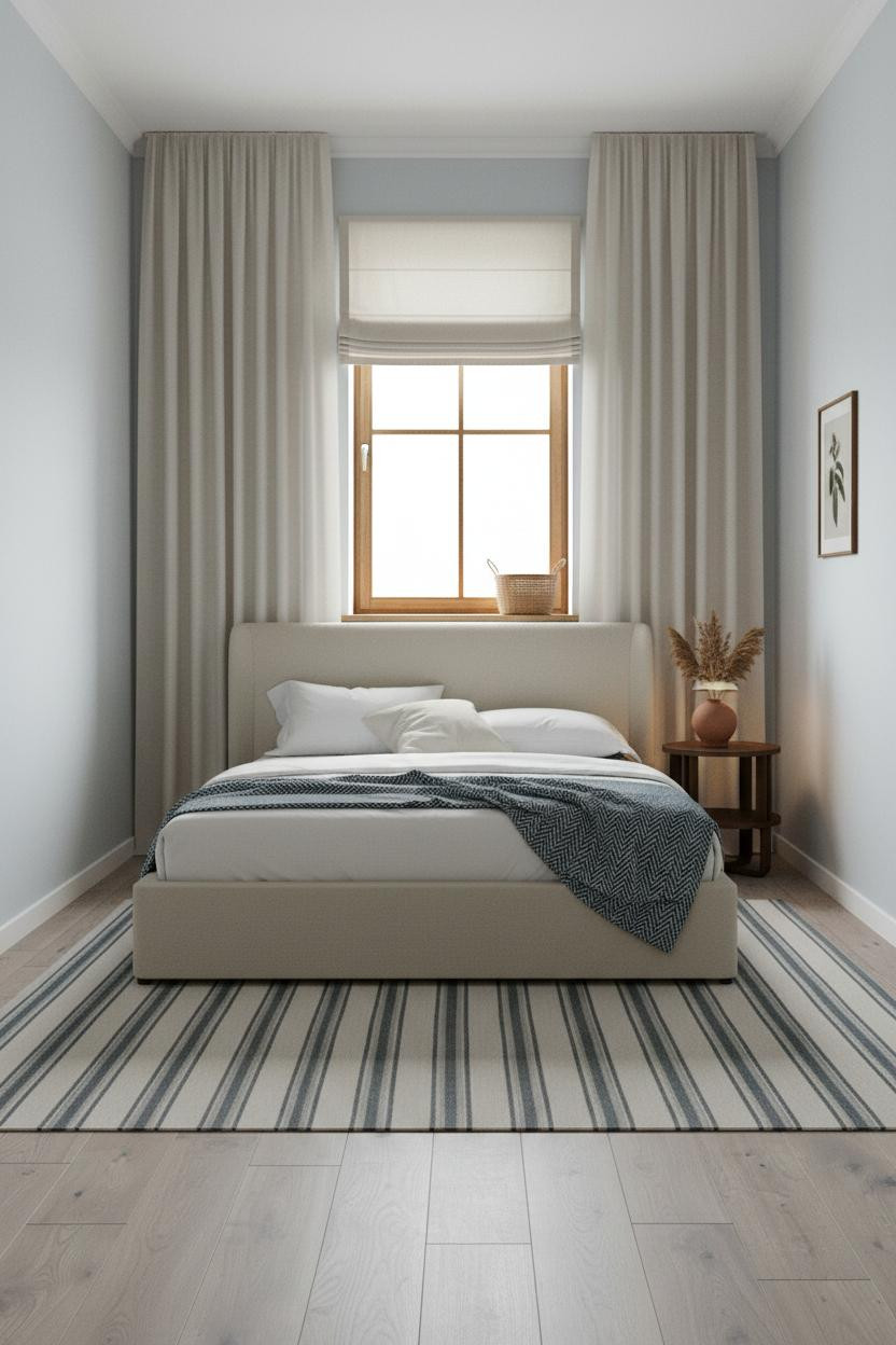 Tiny Guest Bedroom Scandi Modern Small Space