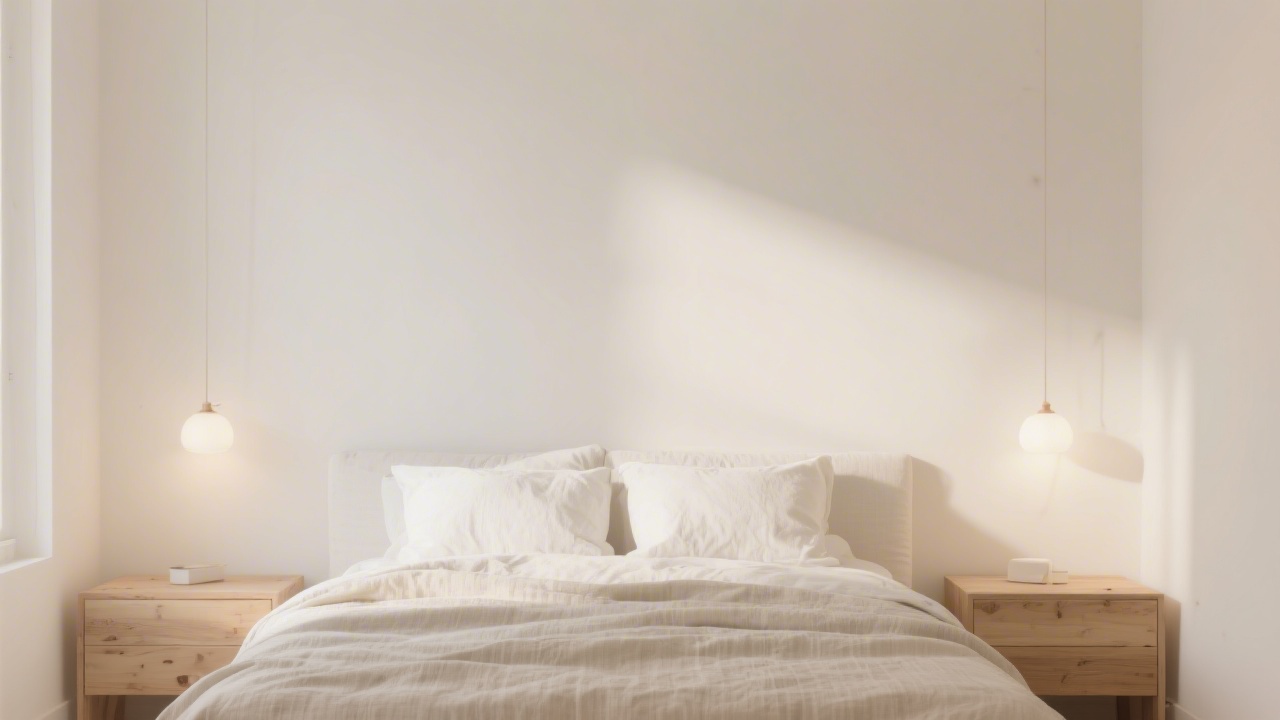 White Bedroom for Sleep: The Minimalist Approach to Rest