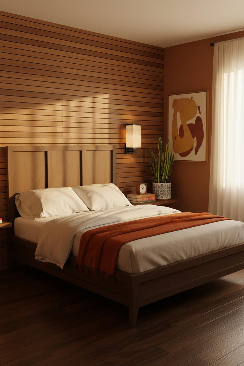 60s Bedroom Mid Century Modern Walnut
