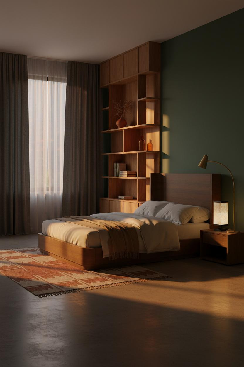 60s Bedroom Retro Modern Credenza Lamp