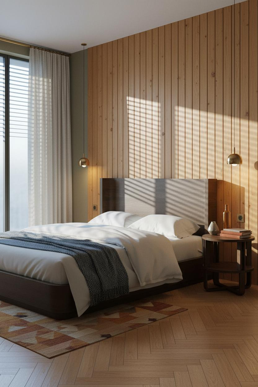 60s Bedroom Retro Modern Wood Design