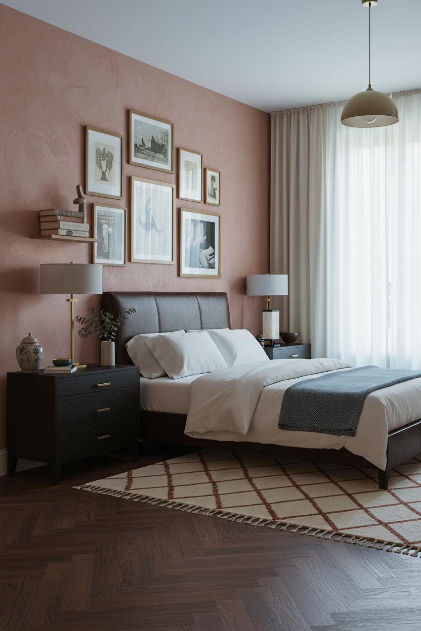 Artsy Bedroom Gallery Wall Vintage Aesthetic