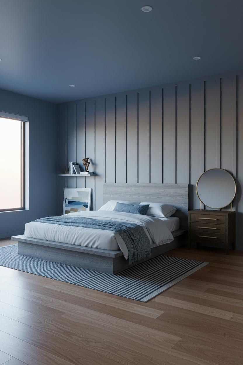 Artsy Bedroom Japandi Eclectic Design