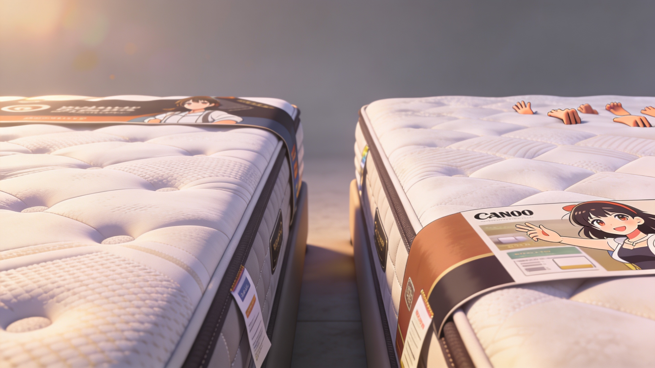 Bear vs Purple Mattress 2026: Recovery-Focused vs Grid Technology (MattressNut Sleep Lab editorial photo)