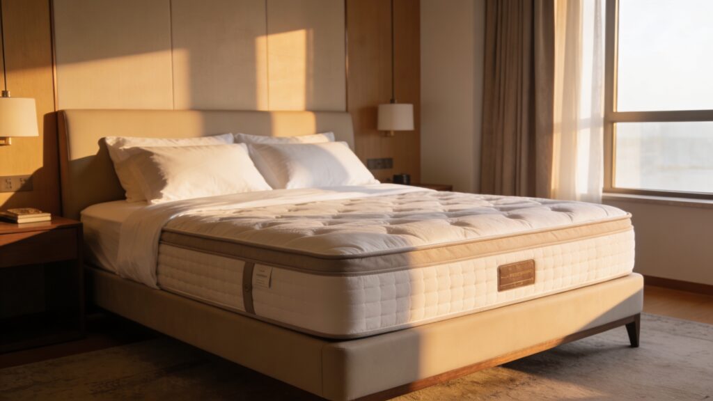 Best Sleep Environment: Temperature, Darkness, Noise + Air Quality Guide (MattressNut Sleep Lab editorial photo)