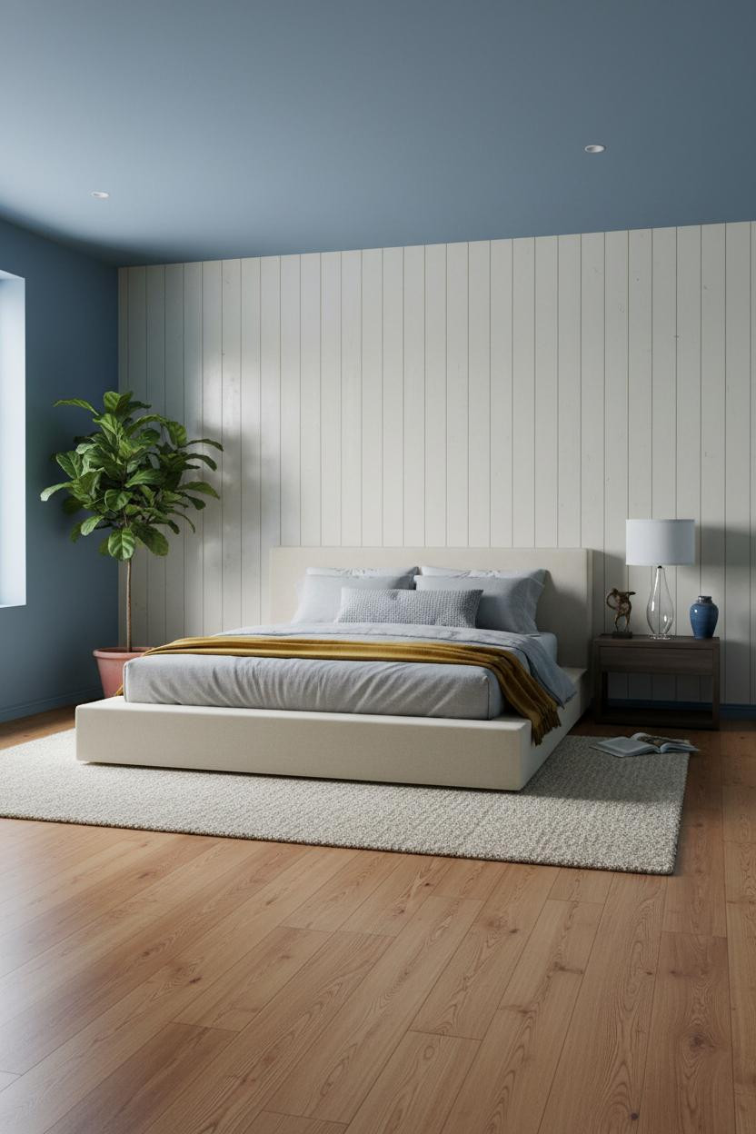 Blue Cottage Bedroom Provencal Design