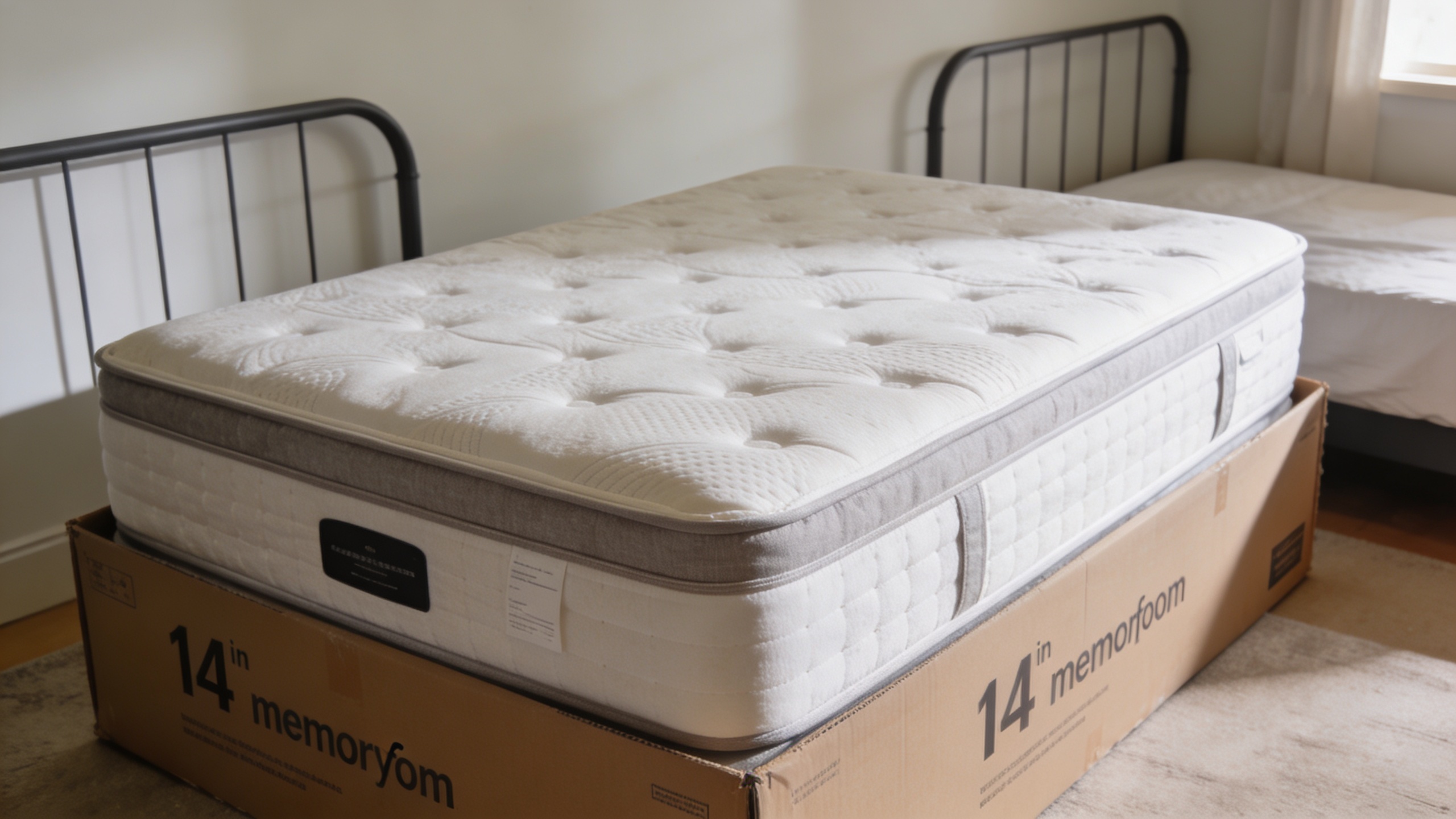 Broyhill by Sealy 14-inch memory foam in a box — tested by MattressNut Sleep Lab
