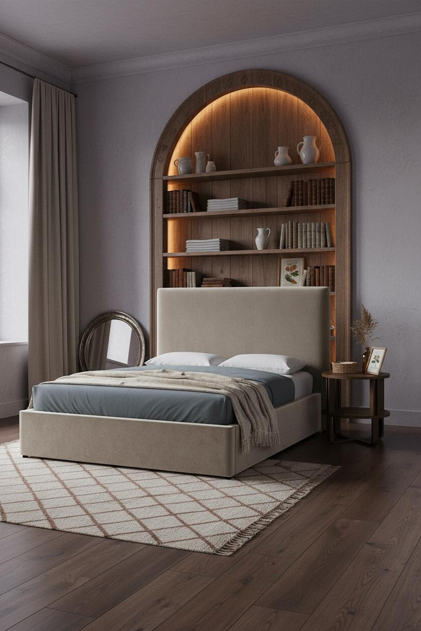 Cottagecore Bedroom Grandmacore Vintage Walnut