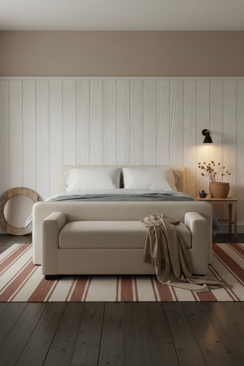 Country Cottage Bedroom Scottish Farmhouse Panelling