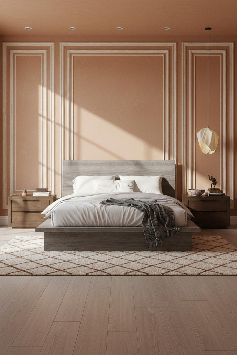 Cozy Eclectic Bedroom Tuscan Modern Design