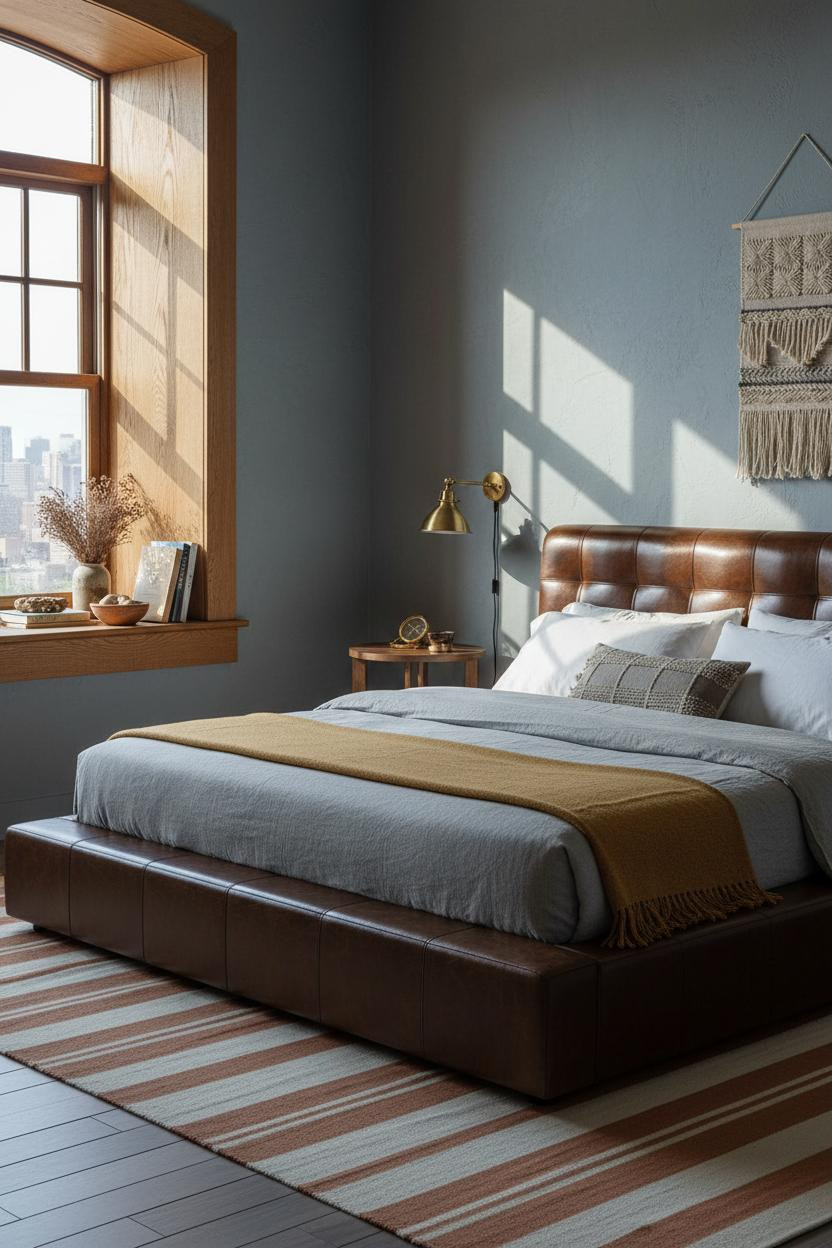 Cozy Eclectic Bedroom Vintage Morning Light