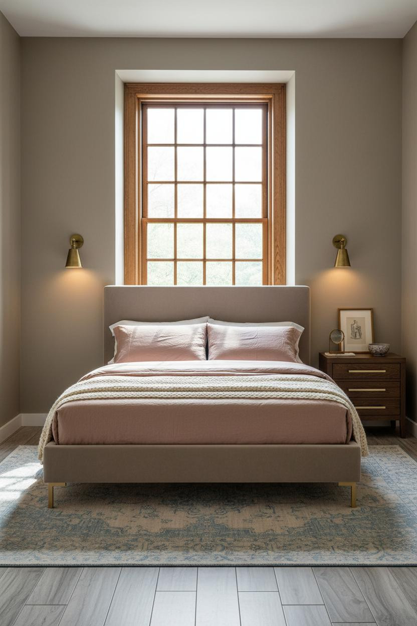Cozy Eclectic Bedroom Vintage Natural Light
