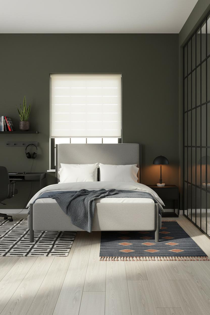 Cozy Gamer Bedroom Crittall Window